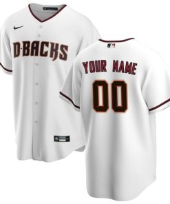 Arizona Diamondbacks Nike Youth Home Replica Custom Jersey - White