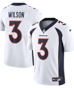 Alternative view of Russell Wilson Denver Broncos Nike  Vapor Untouchable Limited Jersey - White/Navy/Orange