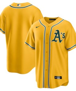 Oakland Athletics Nike Alternate Replica Team Jersey - Gold