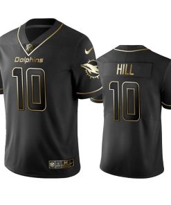 Tyreek Hill Miami Dolphins Nike Platinum Retro Gold Edition Limited Jersey - Black