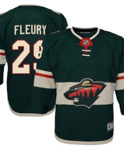 Marc-Andre Fleury Minnesota Wild Youth Home Premier Player Jersey - Green