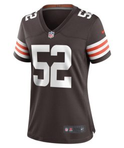 Alternative view of Dawson Deaton Cleveland Browns Nike Women's Game Player Jersey - Brown
