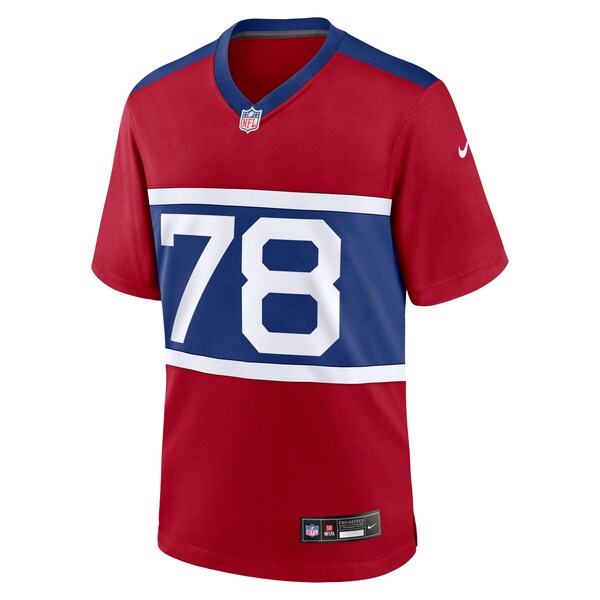 Andrew Thomas New York Giants Nike Alternate Player Game Jersey - Century Red - Image 2