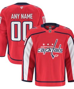Washington Capitals  Home Authentic Pro Custom Jersey - Red