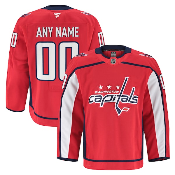 Washington Capitals Home Authentic Pro Custom Jersey - Red