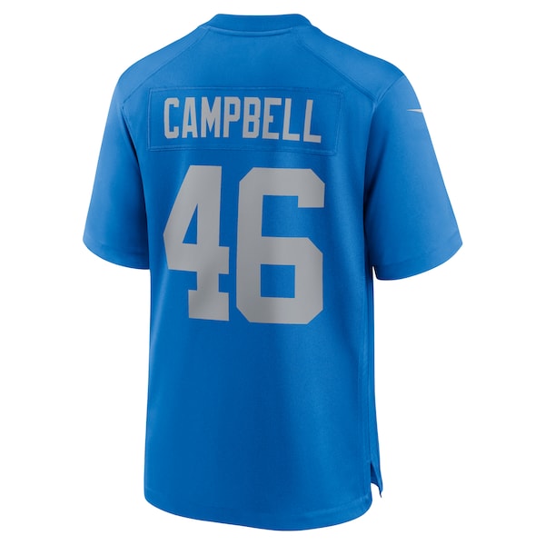 Jack Campbell Detroit Lions Nike Alternate Game Jersey - Blue - Image 4