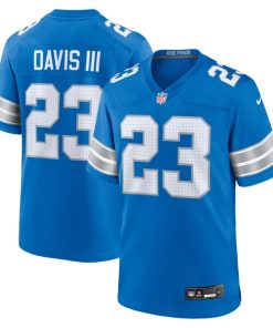 Carlton Davis III Detroit Lions Nike Game Jersey -  Blue