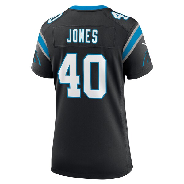 Deion Jones Carolina Panthers Nike Women's Game Jersey - Black - Image 3