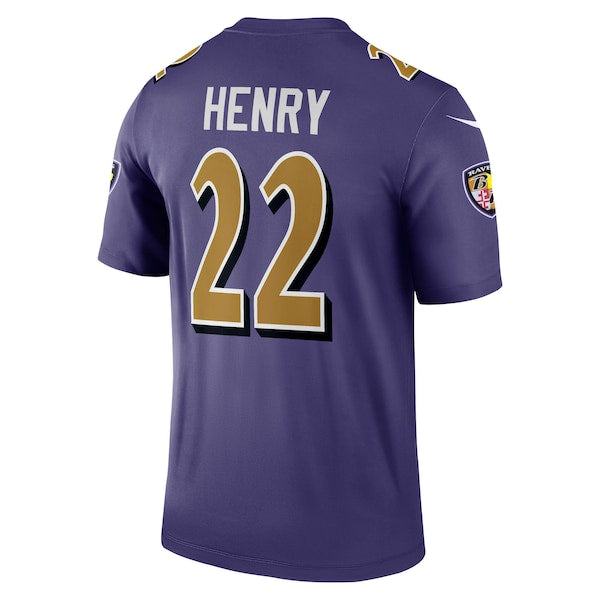 Derrick Henry Baltimore Ravens Nike Alternate Legend Jersey - Purple/Black - Image 4