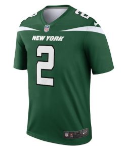Alternative view of Zach Wilson New York Jets Nike Legend Jersey - Gotham Green