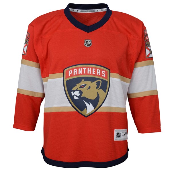 Florida Panthers Youth Home Replica Blank Jersey - Red - Image 2