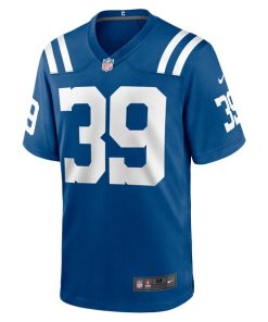 Alternative view of Darrell Baker Jr Indianapolis Colts Nike Team Game Jersey -  Royal