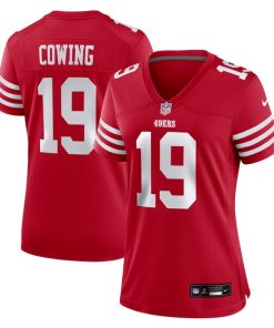 Alternative view of Jacob Cowing San Francisco 49ers Nike Women's  Game Jersey -  Scarlet