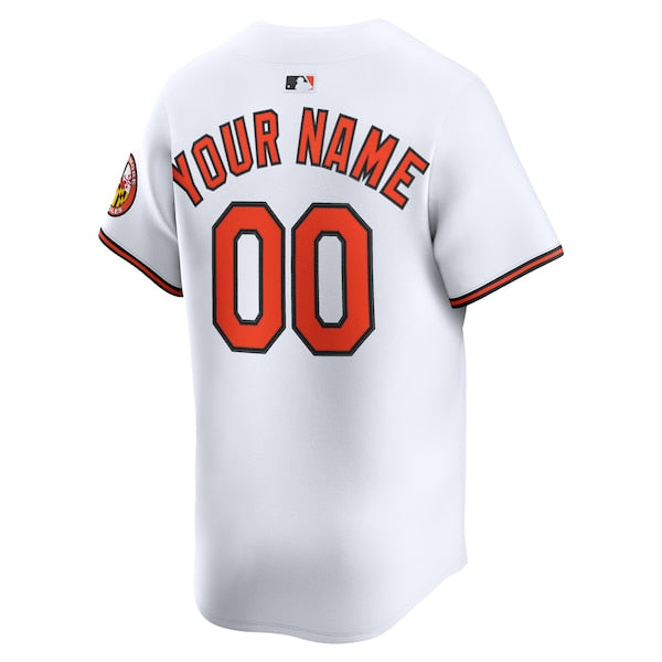 Baltimore Orioles Nike Youth Home Custom Limited Jersey - White - Image 3
