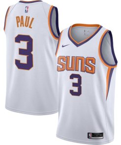 Alternative view of Chris Paul Phoenix Suns Nike Youth Swingman Jersey - Association Edition - White/Purple