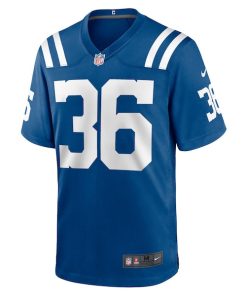 Alternative view of Salvon Ahmed Indianapolis Colts Nike Team Game Jersey -  Royal