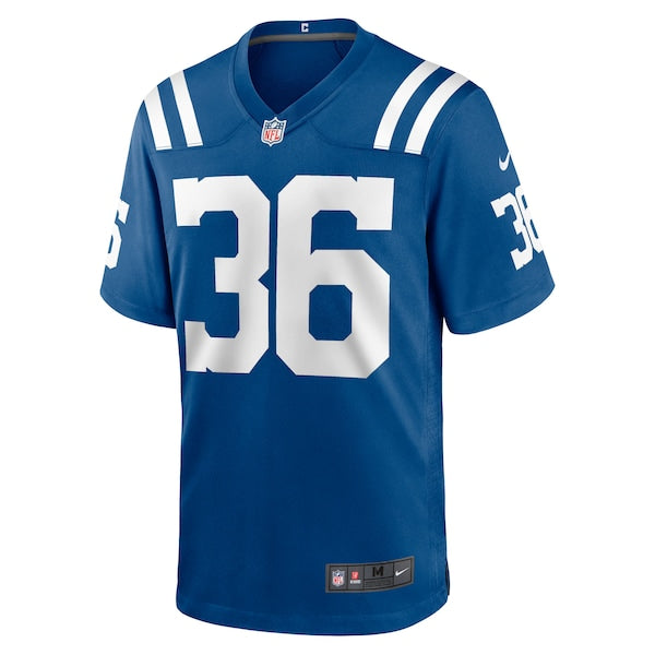 Salvon Ahmed Indianapolis Colts Nike Team Game Jersey - Royal - Image 2