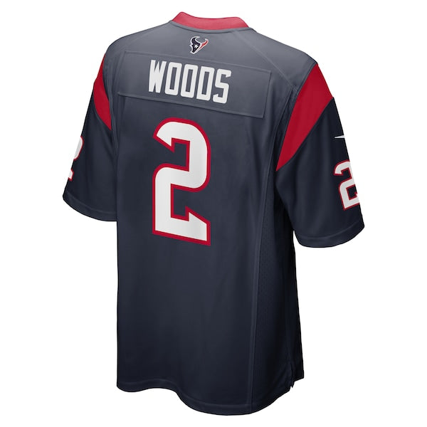 Robert Woods Houston Texans Nike Game Jersey - Navy - Image 3