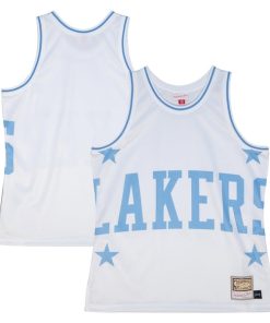 Los Angeles Lakers Hardwood Classics Blown Out Fashion Jersey - White