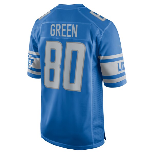 Antoine Green Detroit Lions Nike Team Game Jersey - Blue - Image 3
