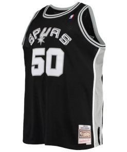 Alternative view of David Robinson San Antonio Spurs 1998/99 Big & Tall Hardwood Classics Swingman Jersey - Black