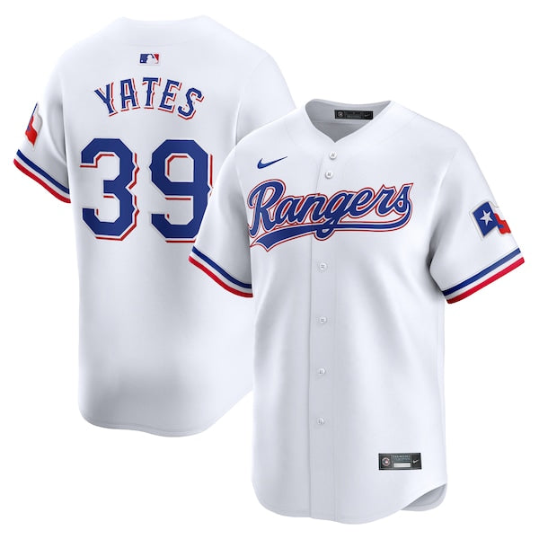 Kirby Yates Texas Rangers Nike Home Limited Player Jersey?ยจC White