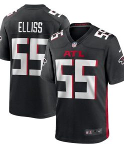 Kaden Elliss Atlanta Falcons Nike Game Player Jersey - Black