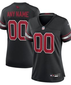 Arizona Cardinals Nike Women's Alternate Custom Game Jersey - Black
