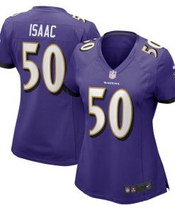 Adisa Isaac Baltimore Ravens Nike Women's  Game Jersey -  Purple