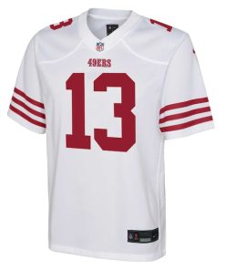 Alternative view of Brock Purdy San Francisco 49ers Nike Youth Player Game Jersey - White