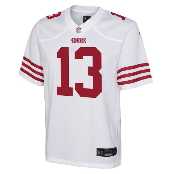 Brock Purdy San Francisco 49ers Nike Youth Player Game Jersey - White - Image 2