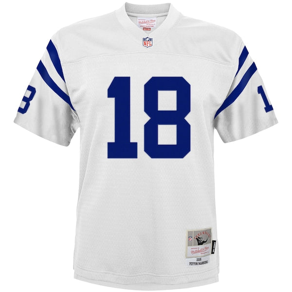 Peyton Manning Indianapolis Colts Youth 2006 Retired Player Legacy Jersey - White/Royal - Image 3