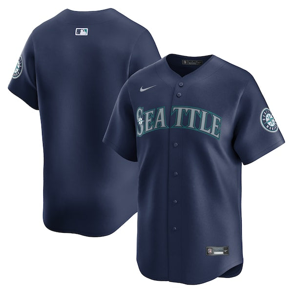 Seattle Mariners Nike Road Limited Jersey?ยจC Navy