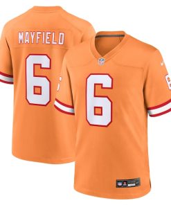Baker Mayfield Tampa Bay Buccaneers Nike Throwback Game Jersey - Orange