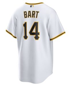 Alternative view of Joey Bart Pittsburgh Pirates Nike Home Replica Jersey - White