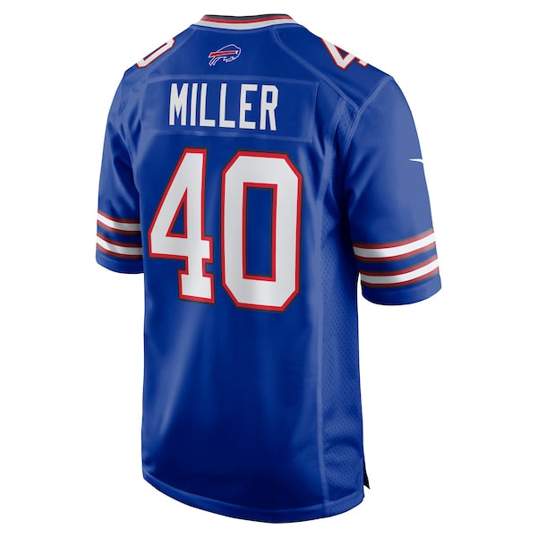 Von Miller Buffalo Bills Nike Game Jersey - Royal/Red - Image 4