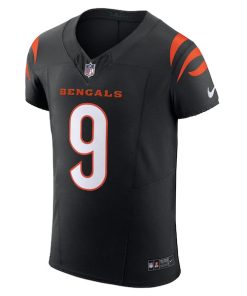 Alternative view of Joe Burrow Cincinnati Bengals Nike Vapor F.U.S.E. Elite Jersey - Black