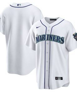 Seattle Mariners Nike Home 2023 MLB All-Star Game Patch Replica Player Jersey - White