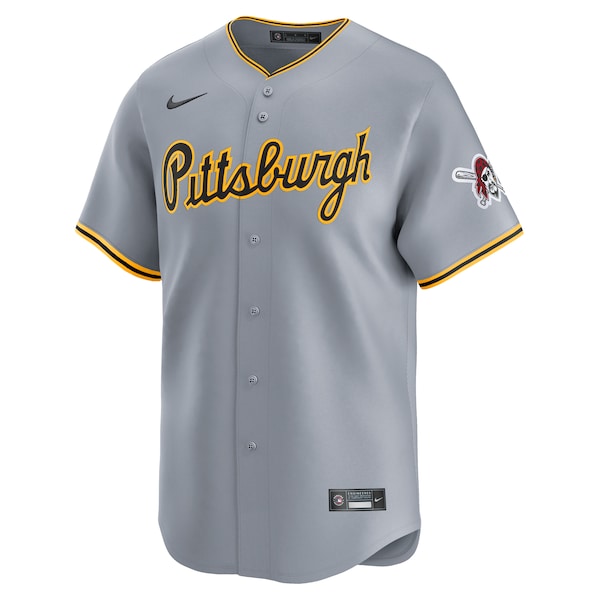 Pittsburgh Pirates Nike Away Limited Jersey - Gray - Image 2
