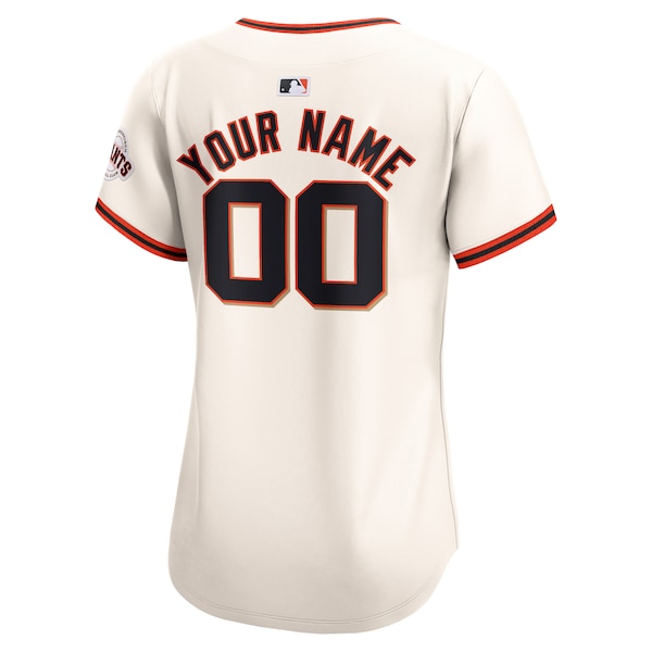 San Francisco Giants Nike Women's Home Limited Custom Jersey - Cream - Image 3