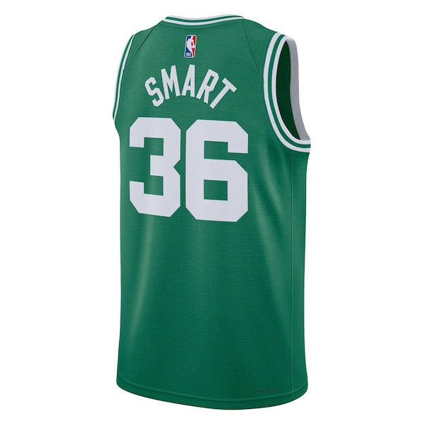 Marcus Smart Boston Celtics Nike Unisex Swingman Jersey - Icon Edition - Kelly Green - Image 3