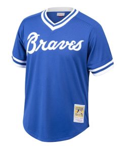 Alternative view of Dale Murphy Atlanta Braves Youth Cooperstown Collection Mesh Batting Practice Jersey - Royal