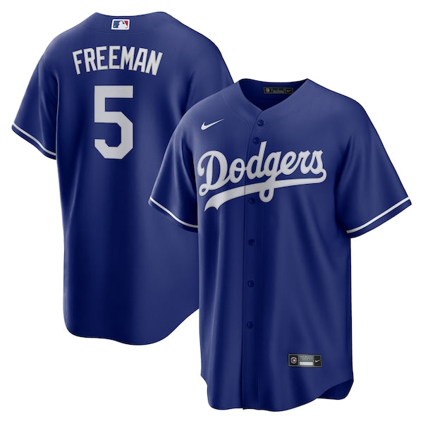 Freddie Freeman Los Angeles Dodgers Nike Alternate Replica Player Jersey - Royal/White - Image 2