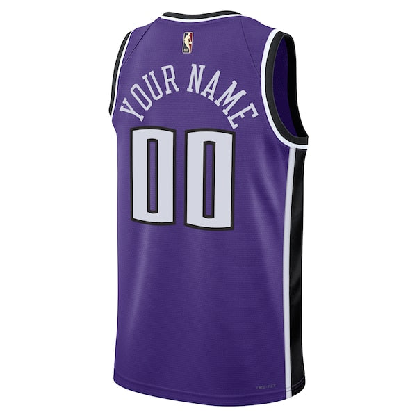 Sacramento Kings Nike Unisex Adult Swingman Custom Jersey - Classic Edition - Purple - Image 3