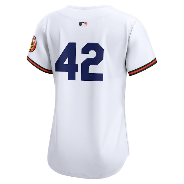 Baltimore Orioles Nike Women's 2024 Jackie Robinson Day Home Limited Jersey?ยจC White - Image 3