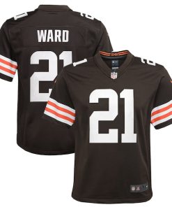 Denzel Ward Cleveland Browns Nike Youth Game Jersey - Brown