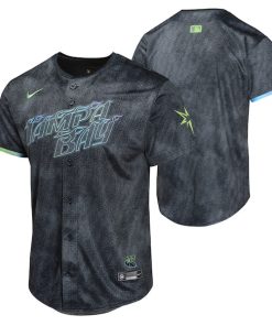 Tampa Bay Rays Nike Youth 2024 City Connect Limited Jersey - Black