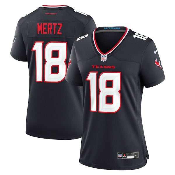 Graham Mertz Houston Texans Nike Women's Team Game Jersey - Navy