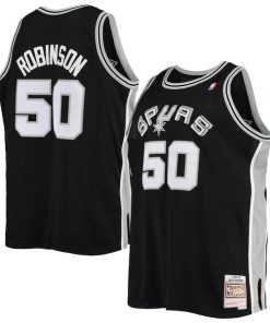 David Robinson San Antonio Spurs 1998/99 Big & Tall Hardwood Classics Swingman Jersey - Black