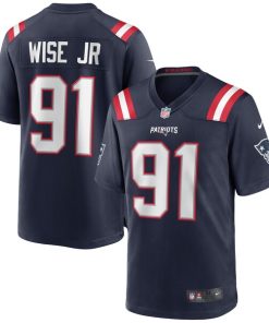 Deatrich Wise Jr. New England Patriots Nike Game Jersey - Navy